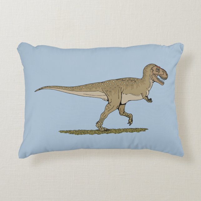 Kretakeale Dinosaurier Tyrannosaurus rex Dekokissen (Vorderseite)