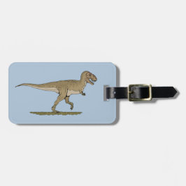 Kretakeale Dinosaurier Tyrannosaurus rex Gepäckanhänger