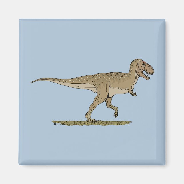 Kretakeale Dinosaurier Tyrannosaurus rex Magnet (Vorne)
