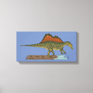 Kretakhaltiger Dinosaurier Spinosaurus Leinwanddruck