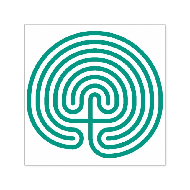 Kretischer Labyrinth-Stempel, Labyrinth-Stempel, G Permastempel (Design)