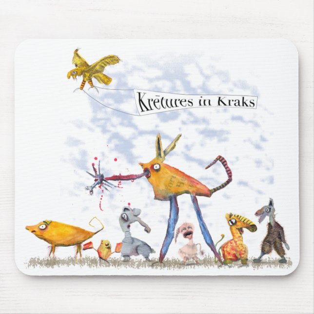 Kretures in Kraks mousepad… Mousepad (Vorne)