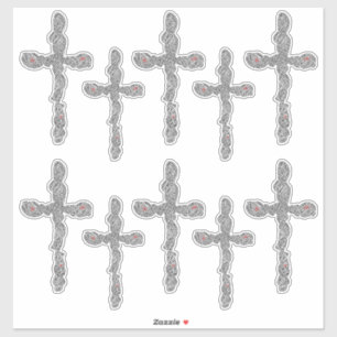 Kreuz Aufkleber