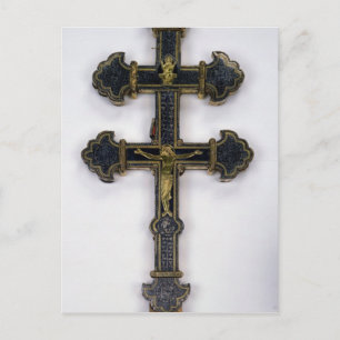 Kreuz aus der Abtei Clairmarais Postkarte