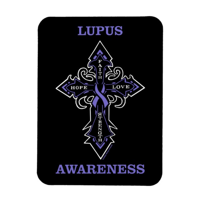 Kreuz/Bewusstsein...Lupus Magnet (Vertikal)