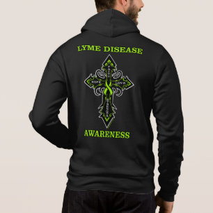 Kreuz/Bewusstsein.. Lyme-Krankheit Hoodie
