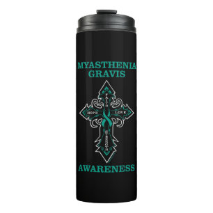 Kreuz/Bewusstsein...Myasthenia Gravis Thermosbecher