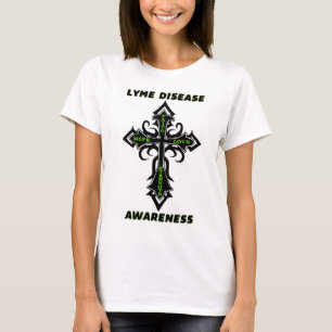 Kreuz-/Bewusstseins-… Lyme-Borreliose T-Shirt