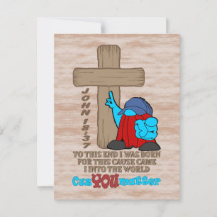 Kreuz Christi Rufus Inspirationswörter Postkarte