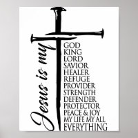 Kreuz Christlich Christus Jesus Ist Mein Gott Köni