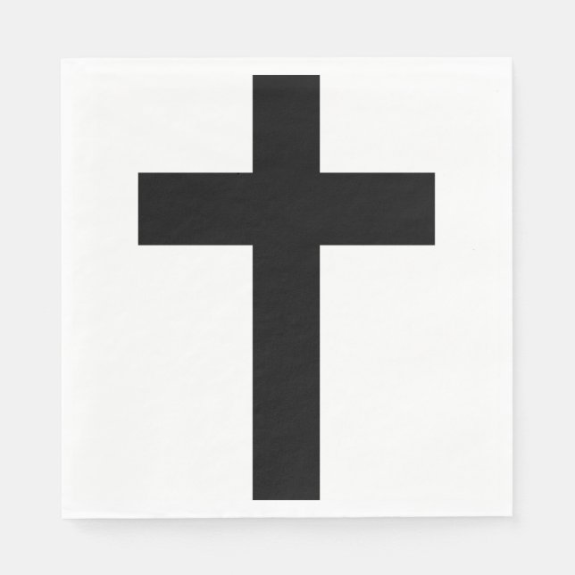 Kreuz des Christentums Serviette (Vorderseite)