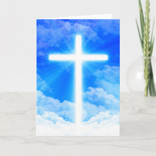Kreuz des Lichts Jesus Christus Anpassbares Christ Einladung