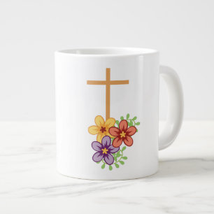 Kreuz - Extra große Kaffeetasse Jumbo-Tasse