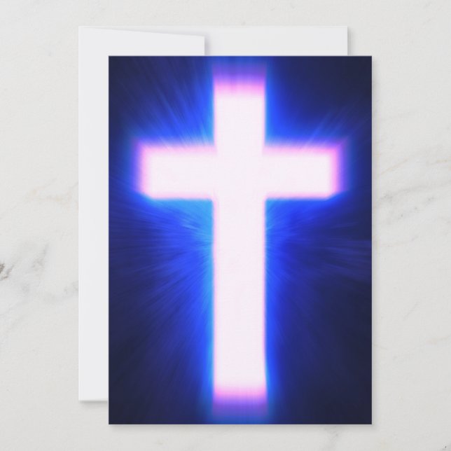 Kreuz Feiertagskarte (Vorderseite)