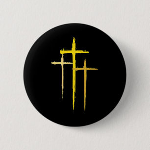 Kreuz für das Bewusstsein für Kinderkrebs christli Button