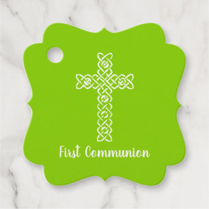 Kreuz   Grüne Kommune Taufe Christening Geschenkanhänger