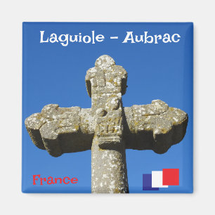 Kreuz im Dorf Laguiole Magnet