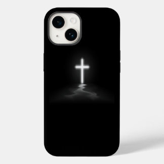Kreuz im Nebel iPhone 14 Hülle