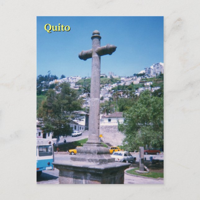 Kreuz in Guápulo Postkarte (Vorderseite)