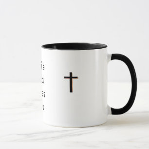 Kreuz, Kreuz, Lächeln-Gott-Lieben Sie Tasse