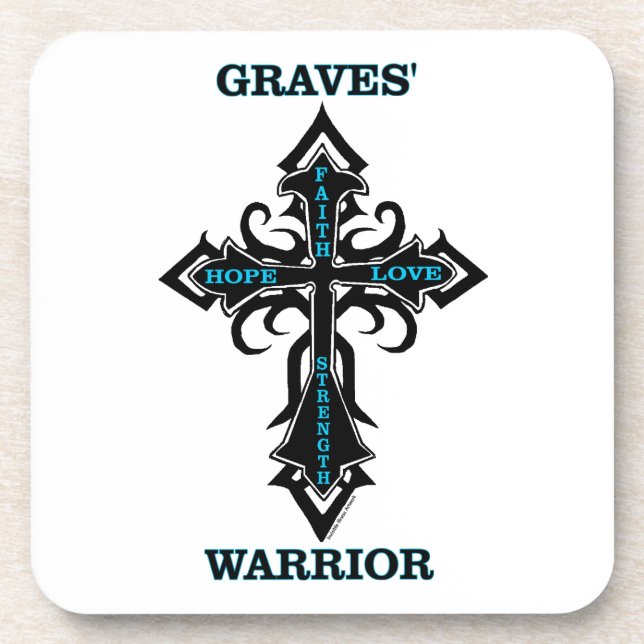 Kreuz/Krieger...Graves' Untersetzer (Vorderseite)