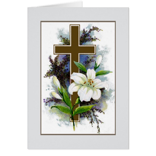 Kreuz mit Blume (Vorne)