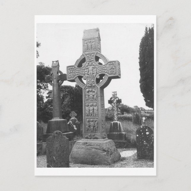 Kreuz Murdochs 9. Jahrhundert, Irland Postkarte (Vorderseite)