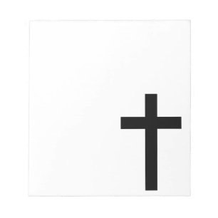 Kreuz Notizblock