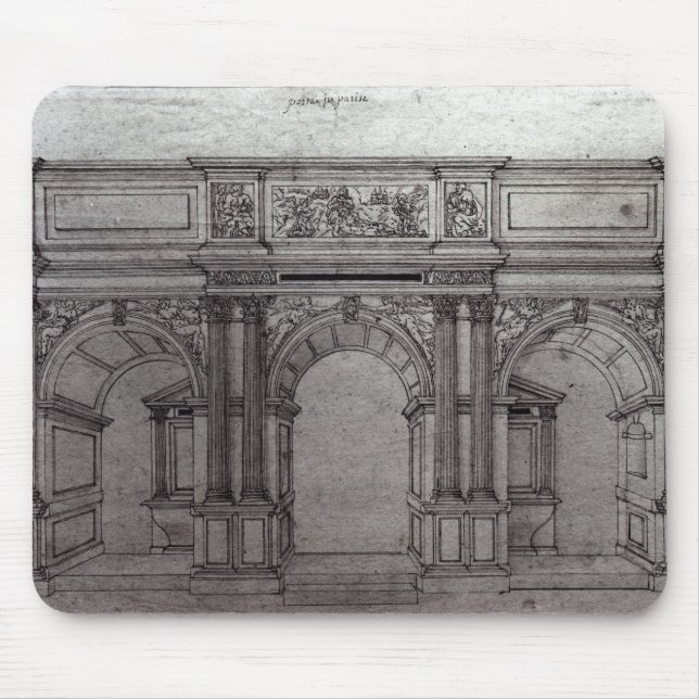 Kreuz-Schirm der Kirche Mousepad (Vorne)