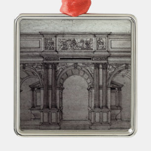 Kreuz-Schirm der Kirche Ornament Aus Metall