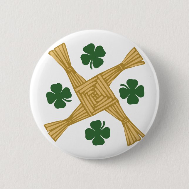 Kreuz St. Brigids Button (Vorderseite)