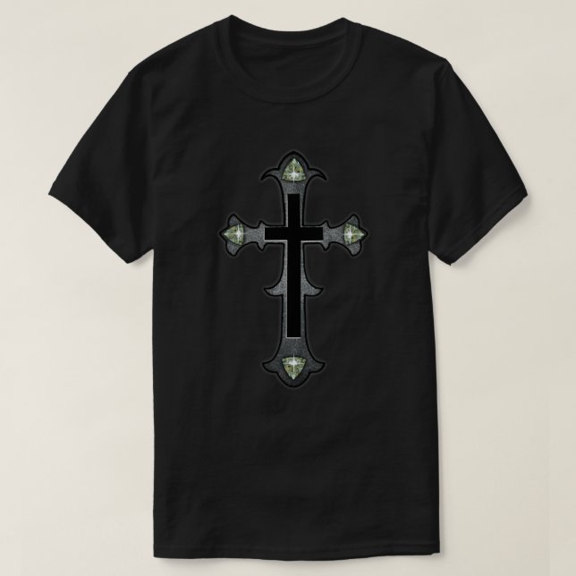Kreuz und Diamanten T-Shirt (Design vorne)