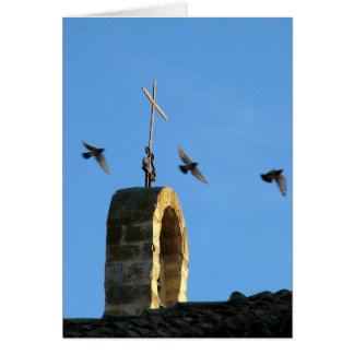 Kreuz-und drei Vogel-Karte