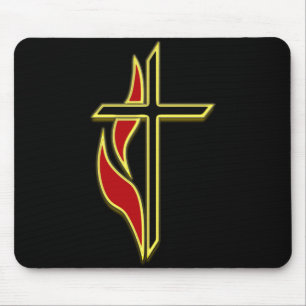 KREUZ UND FLAMME MOUSEPAD