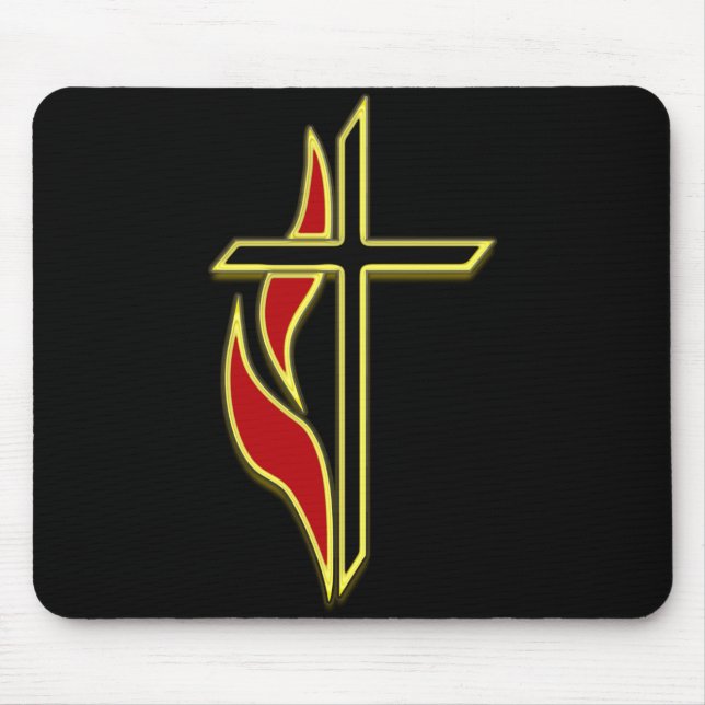 KREUZ UND FLAMME MOUSEPAD (Vorne)