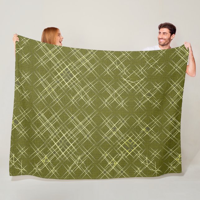 Kreuz und Quer Eleganz Fleecedecke (Beispiel)
