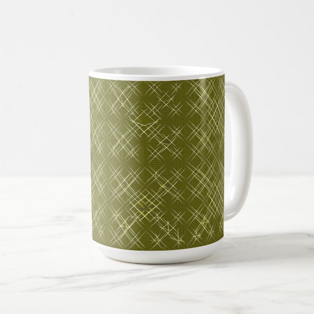 Kreuz und Quer Eleganz Kaffeetasse (VorderseiteRechts)
