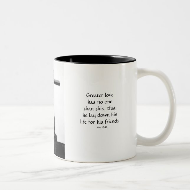 Kreuz verbreitet zweifarbige tasse (Rechts)