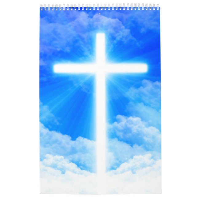 Kreuz von hellem kundengerechtem christlichem kalender (Titelbild)