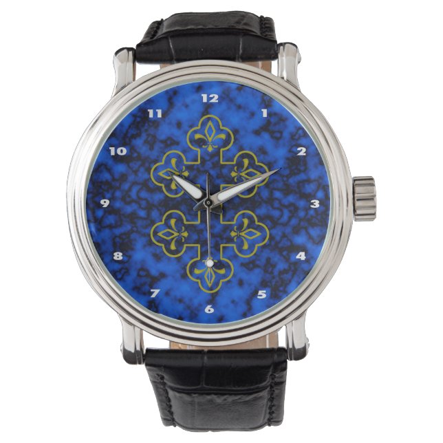 Kreuz von Lothringen Armbanduhr (Vorderseite)