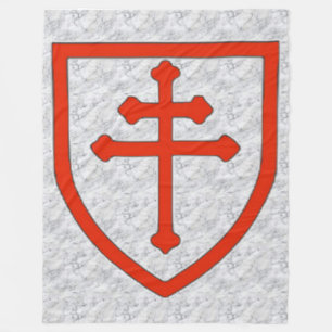 KREUZ von LOTHRINGEN Fleecedecke