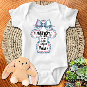 Kreuz von meinem Großvater für die Erde handverles Baby Strampler