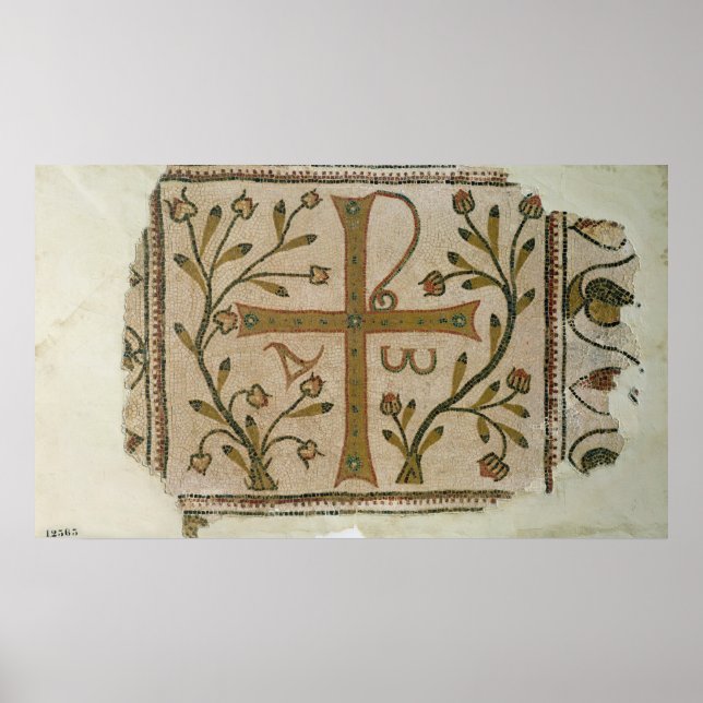 Kreuz von Sbeitla aus der Basilika Henchir Ali Poster (Vorne)
