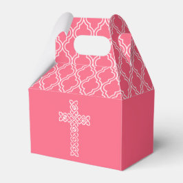 Kreuz | Wassermelone Rosa Gastgeschenk Box Geschenkschachtel