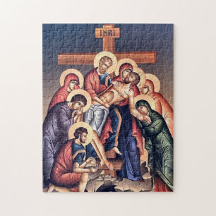 Kreuzabnahme Orthodoxe christliche Ikone