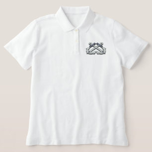 Kreuzanker Nautical Star Stickerei