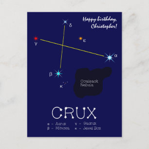 Kreuzblume der Südhalbkugel Postkarte