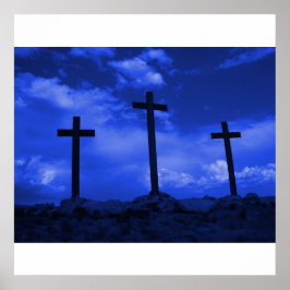 Kreuze in Calvary Crucifixe Jesus Christus Kunst Poster