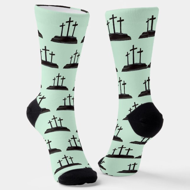 Kreuze Socken (Gewinkelt)