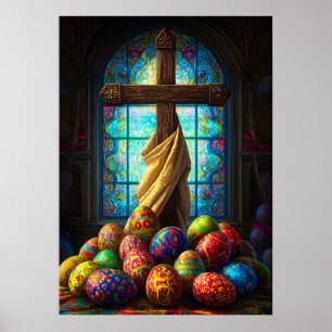 Kreuzeier Jesus Religious Poster